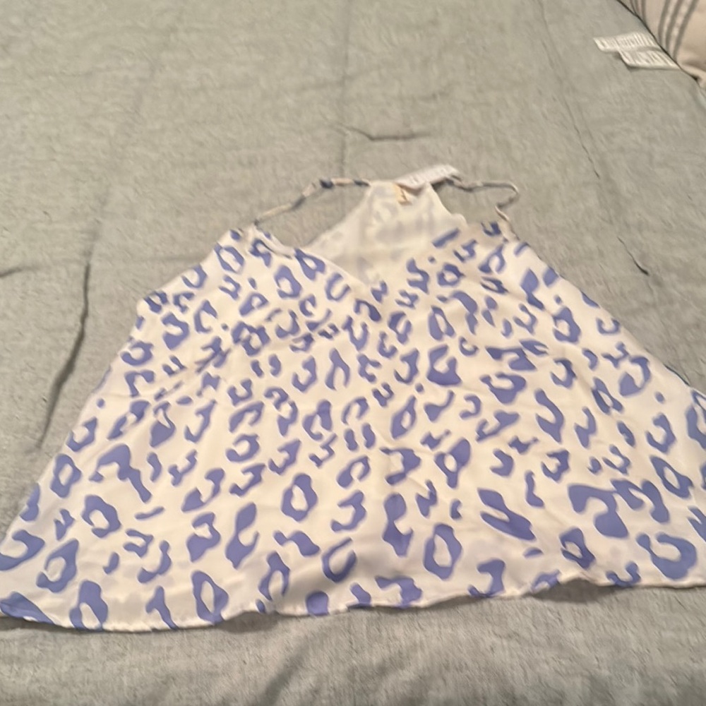 Leopard Print Sleeveless Top